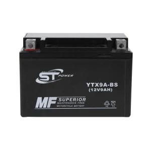 Japan Technology Factory Price 12V 9A Ytx9 Rechargeable Lead Acid Gel Motorcycle Battery