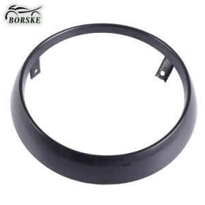 Black Round Headlight Rim Motorcycle Headlamp Rim for Vespa Primavera 2takt 125cc 150cc 4t 2V 4V