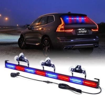 35 Inch COB LED Traffic Advisor Strobe Light Bar Emergency Vehicle Law Enforcement Truck Hazard Warning Safety Directional Flash Light Bar