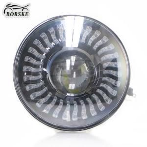 7&quot; Motorcycle Parts LED Headlight Projector Bullet Headlamp for Harly Davidson