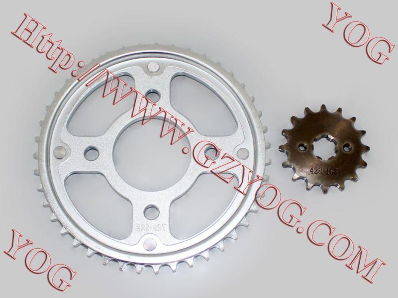 Motorcycle Sprocket Set Pinion Cgl125 Wy125 Cg125