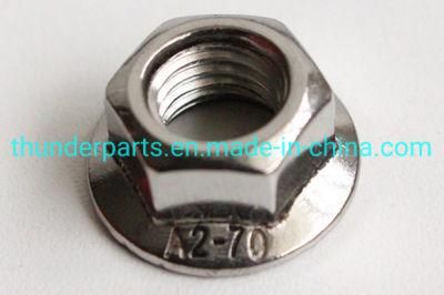 Motorcycle Spare Parts Tuerca Hexagonal Con Arandela De Presion Acero Inoxidable M10X1.50 Paso Normal