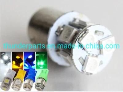 Motorcycle Parts Motorcycle Bulb/Bombilla Lampara Foco Direccional LED Ba15s 12V DC 8SMD 5050 Luz Amarilla 1p