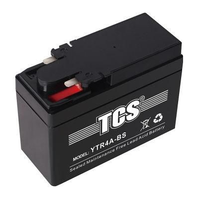 TCS Sealed Maintenance Free Motorcycle Battery YTR4A-BS