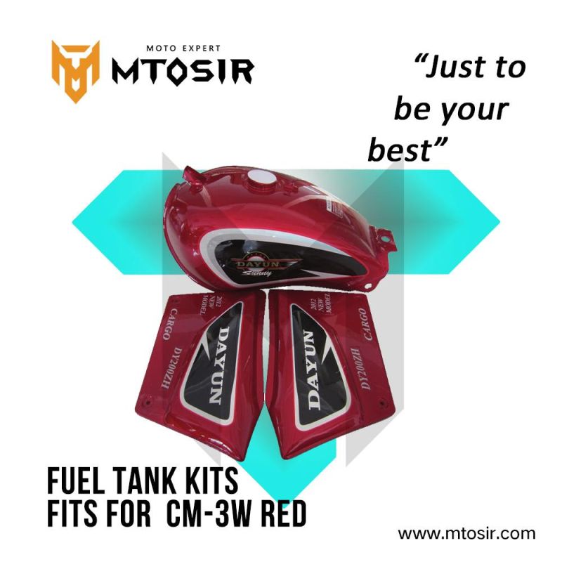 Mtosir Motorcycle Fuel Tank Kits Cm-3W Blue Side Cover Motorcycle Spare Parts Motorcycle Plastic Body Parts Fuel Tank