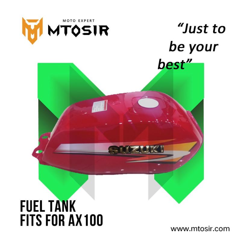 Mtosir Fuel Tank for Suzuki Ax-4 (GD110) Ax100 High Quality Oil Tank Gas Fuel Tank Container Motorcycle Spare Parts Chassis Frame Part Motorcycle Accessories