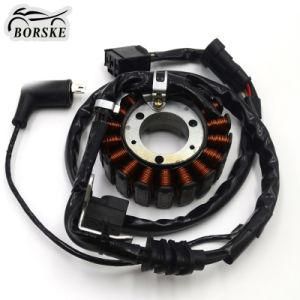 Borske Motorcycle Startor Plate Scooter Coil Half Full Wave Magneto Stator Coil for Vespa Cts 10-13