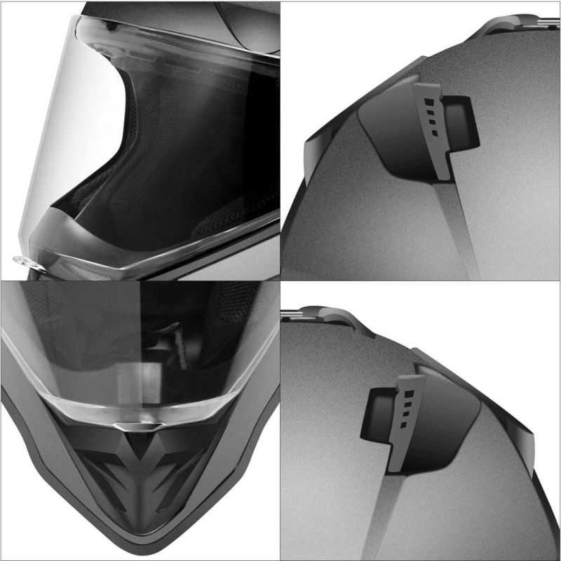 Anti-Wind Single Visor ECE Std High Quality Helmets OEM Available Mx Helmets M3-819-7 Sgttx Helmets