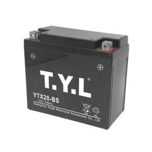 12V20ah Lead-Acid Motorcycle High Performance Long Cycle Life Battery