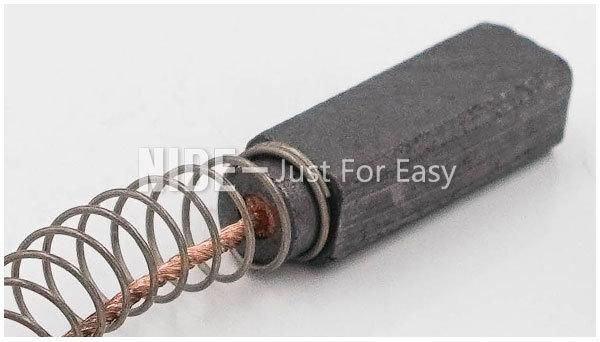 China Power Tools Copper Carbon Graphite Brush for Electric Angle Grinder Motor