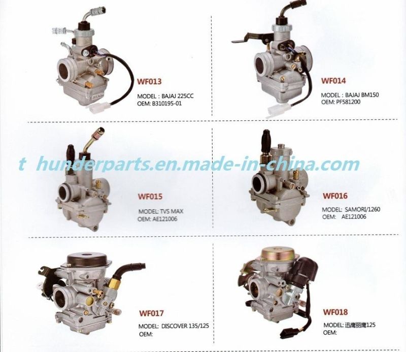 Motorcycle Carburetor/Carburadores Cg150, Xr150, Crf230, Nxr125, CB110, CB190r
