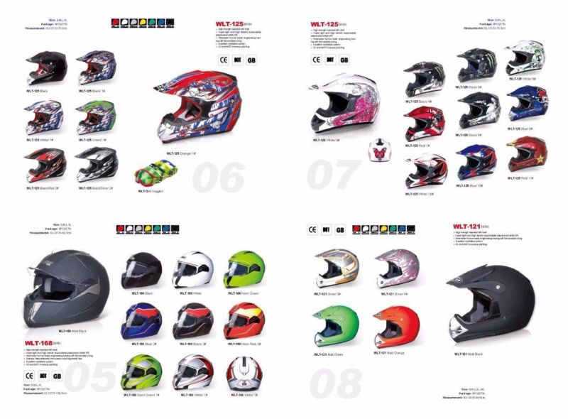 Motorcycle Open Face Helmet with DOT