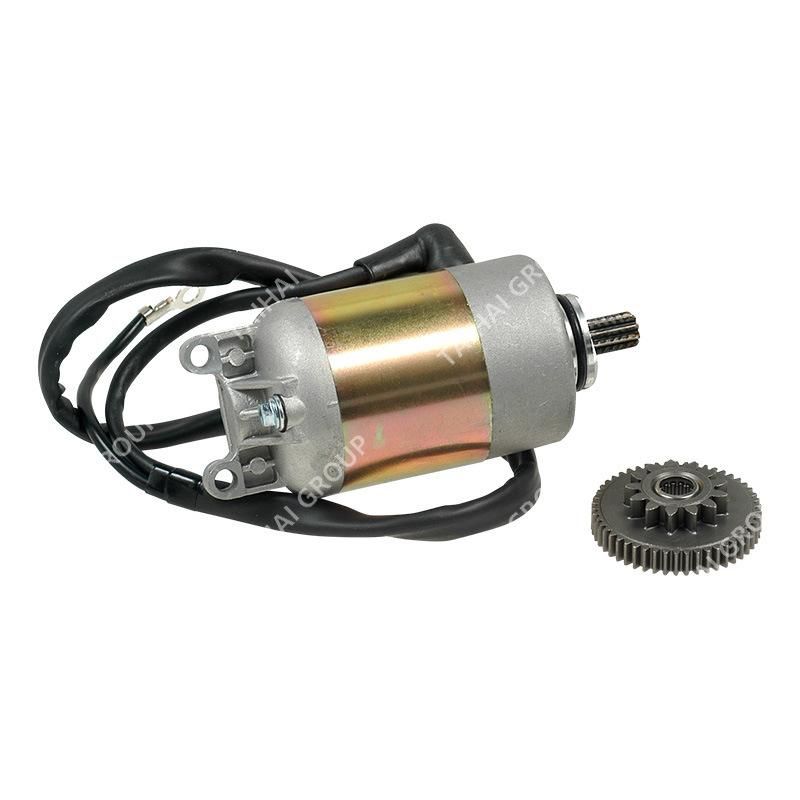 Yamamoto Motorcycle Spare Parts 100% Copper Starter Motor with Wire and Gear for YAMAHA Zy125 K140