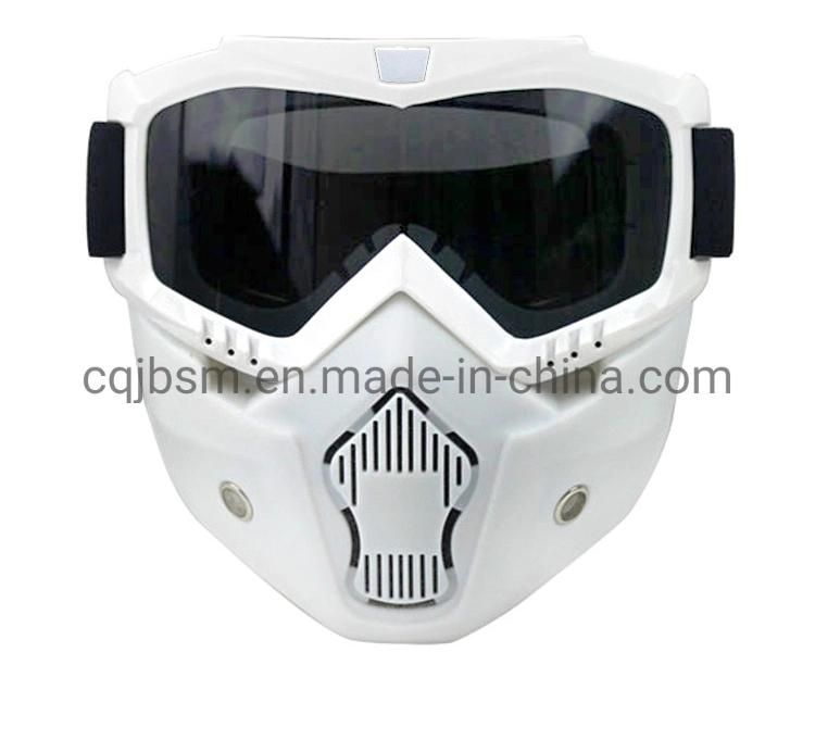 Cqjb Motorcycle Face Dust Shield Waterproof Windproof Anti-Fog Mirror Mask