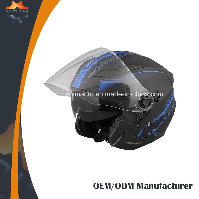 Open Face Helmet 2022 Matte Black Helmet