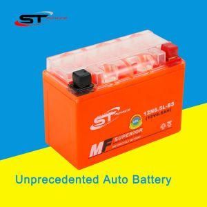 Motorcycle Battery Large Scale Production VRLA Engineering Plastic 12n6.5L-BS 12V 6.5ah