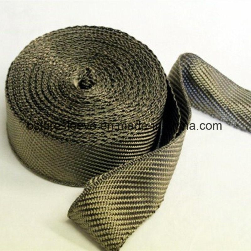 Black Carbon Fiber Look Exhaust Pipe Wrap