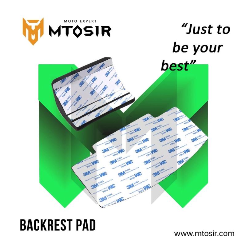 Mtosir High Quality Backrest Pad Set Universal Motorcycle Scooter Rear Confortable Pad Passenger Back Pad Cushion