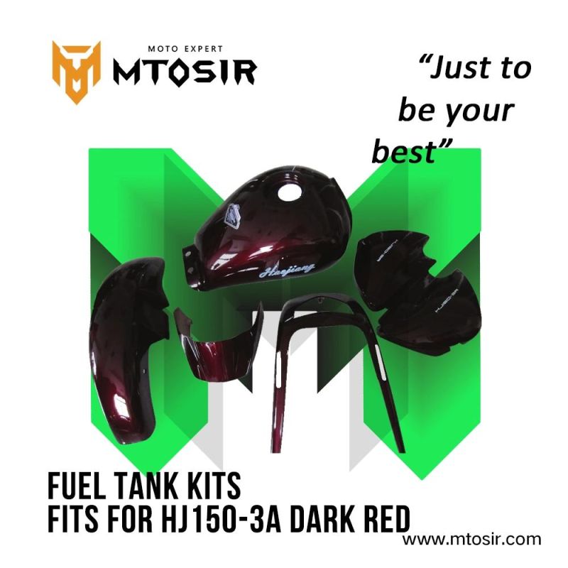 Mtosir Motorcycle Fuel Tank Kits Gn125 Black Side Cover Motorcycle Spare Parts Motorcycle Plastic Body Parts Fuel Tank