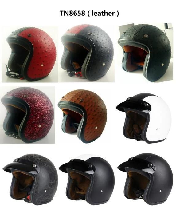 Leather of Open Face Helmet Open Face Helmets Free 2017