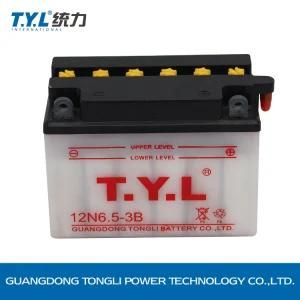 12n6.5-3b 12V6.5ah White Color Water Motorcycle Battery Factory Price