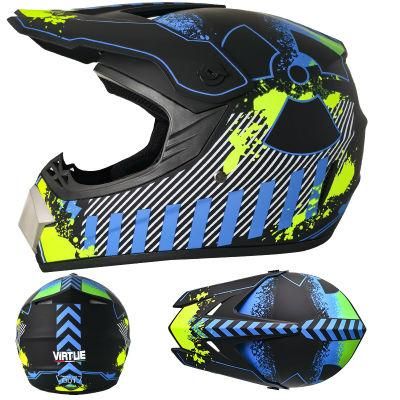 Go Kartoff-Road Helmetyalan Radar [Send Three-Piece Set]Electric Motorcycle Helmet Mountain Downhill Race Full Helmet