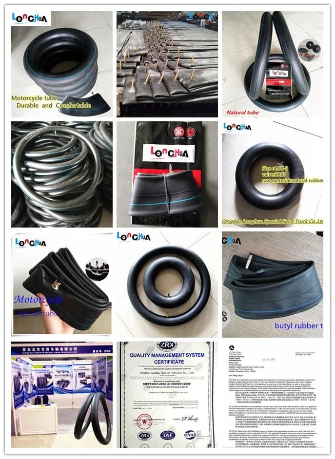 High Stength Natural Rubber Motorcycle Inner Tube (300/325-17)