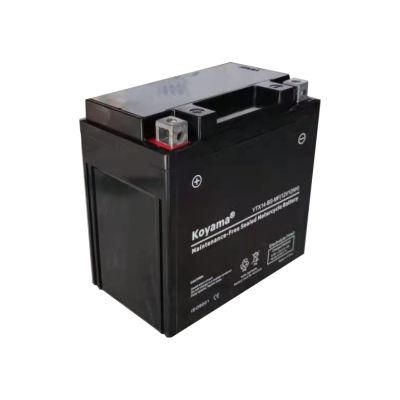 Sealed Motorcycle Battery Ytx14-BS 12V14ah Gel Type