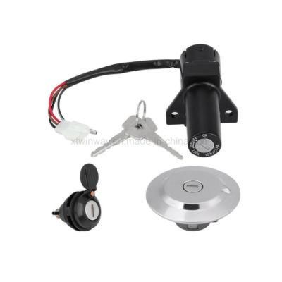 Ybr125 Motorcycle Ignition Switch Lock Fuel Cap Set Motorcycle Parts