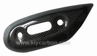 Monster Carbon Parts Exhaust Collector Guard for Ducati