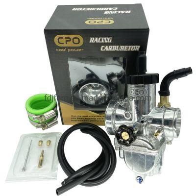Cpo Carburetor Silver Motorcycle PE28 for Racing ATV Go Kart Motorcycle Parts Motorcycle Engine Systems