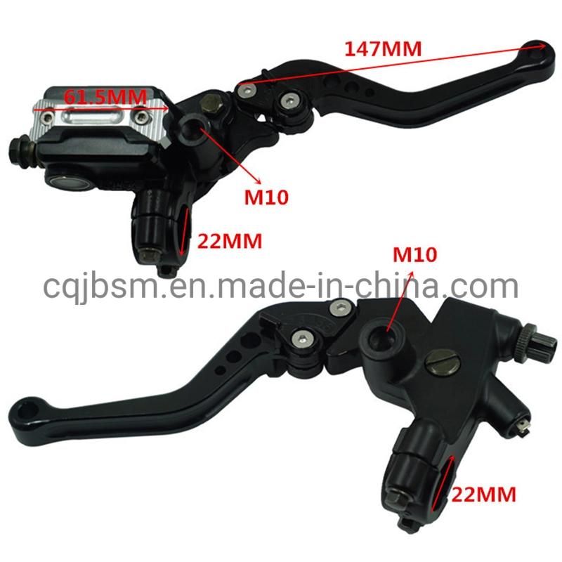 Cqjb Motorcycle Modification Accessories CNC Brake Upper Pump 22mm Clutch Handbrake Assembly Hydraulic Disc Brake Pump Mirror Seat Handbrake Clutch Lever