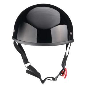 Gloss Black ABS Half Face Motorcycle Halley Helmet Wholesales OEM