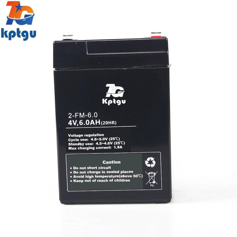 4V6ah AGM Scooter Battery Rechargeable Lead Acid Motorcycle Battery with IAF MSDS Certification