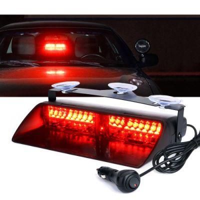 18 Flashing Patterns 16 High-Intensity Flashing Red LED Emergency Vehicle Dash Warning Light