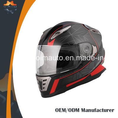 Motorcycle Road Bike Helmets Full Face with Double Visors Anti-Fog