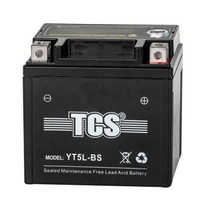 TCS Sealed Maintenance Motorcycle Battery for Common motorcycle (YT5L-BS)