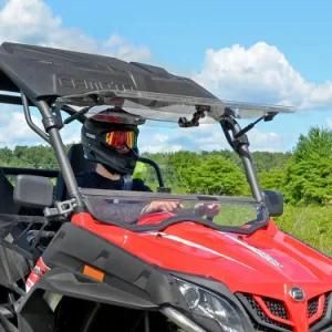 Factory Part UTV Flip up Down Windscreen for Cfmoto Zforce 500 1000/Zforce 800 Trail