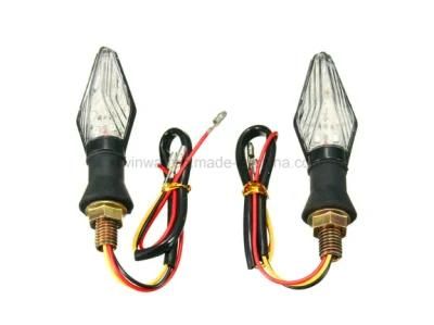 LED Turn Signal Indicators Amber Red Light Motorcycle Parts