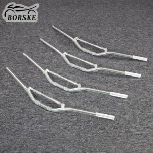 Borske High Polishing Handlebars 7/8&quot; 22mm off-Road Motorcycle Silver Handle Bar