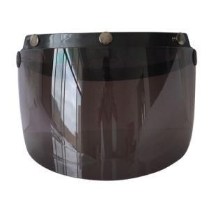 Black Anti-UV Motorcycle Helmet Visor Easy Installation OEM Wind Prevention