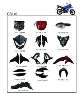 Plastic Parts Headlight Body Parts for Motorcycle CB110 Invicta CB150