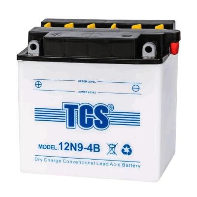 TCS Dry Charged Conventional Lead Acid Motorcycle Battery 12N9-4B