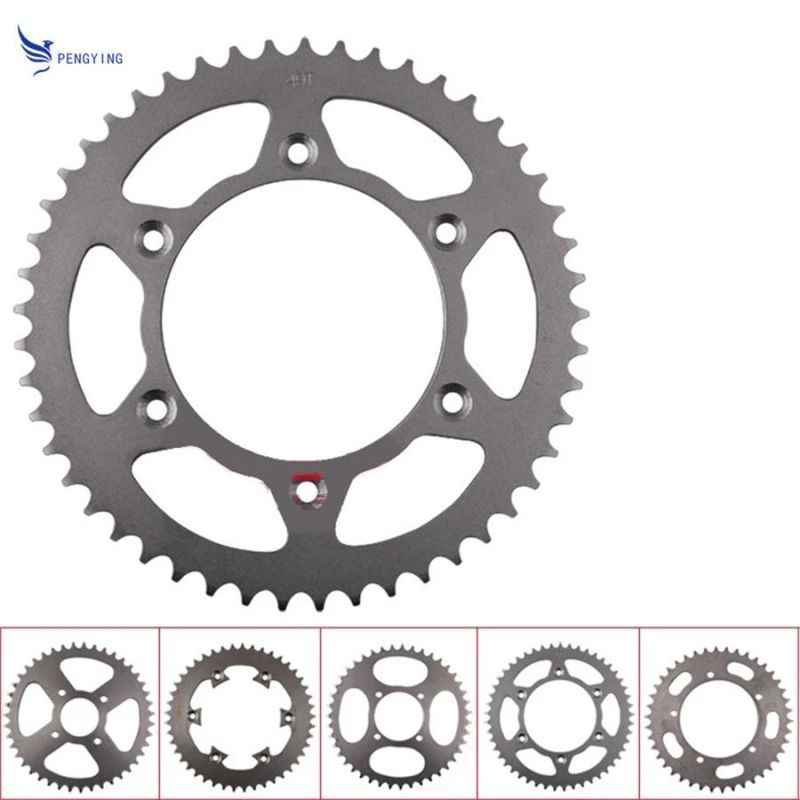 520 42t 43t 45t 49t Tooth Rear Chain Sprocket for Chinese ATV Quad Pit Dirt Bike Motorcycle Motor Moped 520 Chains Sprockets Cog