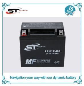 Resists Vibration Heat 12n12-BS 12V12ah 210 CCA AGM Motorcycle Battery