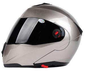 Plain Color Double Visors Flip up Motorcycle Helmet
