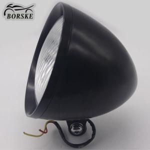Matte Black 4.75&prime;&prime; Motorcycle Bullet Headlight for Harley Davidson
