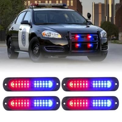 Volunteer Vehicles off-Road Trucks Cars SUV ATV UTV Motorcycle Red Blue LED Emergency Strobe Light Kit Hazard Warning safety Flashing Light