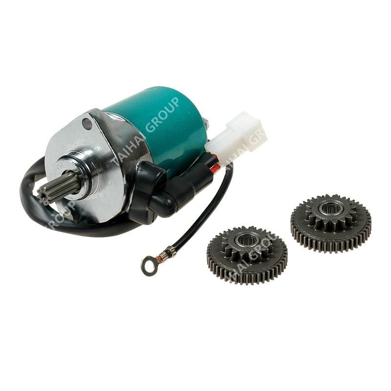 Yamamoto Motorcycle Spare Parts 100% Copper Green Starter Motor with Wire and Gear for YAMAHA 100 (K120) Sport