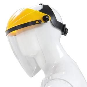 Clear Safety Face Shield Visor with Helmet Easily Adjustable